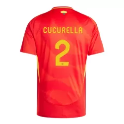 Maglia Spagna Marc Cucurella 2 Uomo Primo Euro 2024 Maglia Spagna Marc Cucurella 2 Uomo Primo Euro 2024