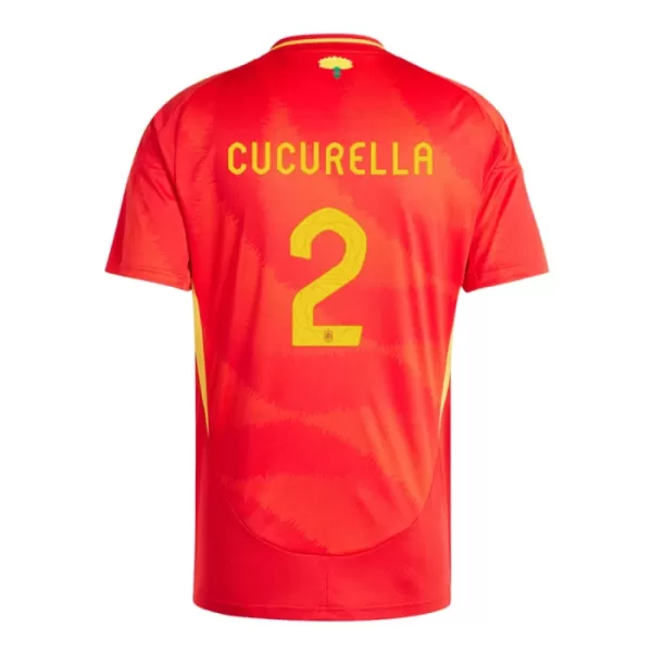 Maglia Spagna Marc Cucurella 2 Uomo Primo Euro 2024
