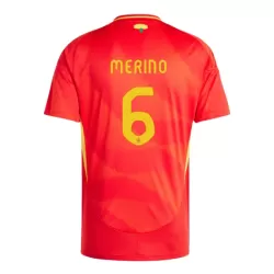 Maglia Spagna Mikel Merino 6 Uomo Primo Euro 2024 Maglia Spagna Mikel Merino 6 Uomo Primo Euro 2024