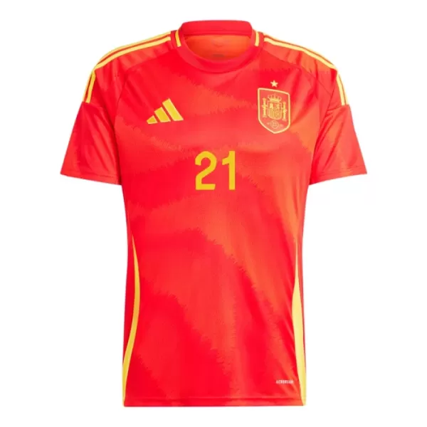 Maglia Spagna Mikel Oyarzabal 21 Uomo Primo Euro 2024