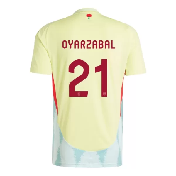 Maglia Spagna Mikel Oyarzabal 21 Uomo Secondo Euro 2024