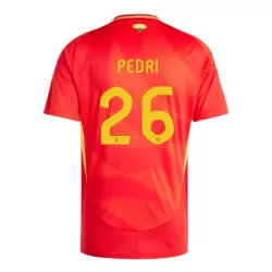 Maglia Spagna Pedri 26 Uomo Primo Euro 2024 Maglia Spagna Pedri 26 Uomo Primo Euro 2024