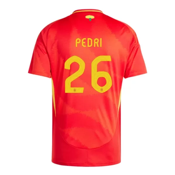 Maglia Spagna Pedri 26 Uomo Primo Euro 2024