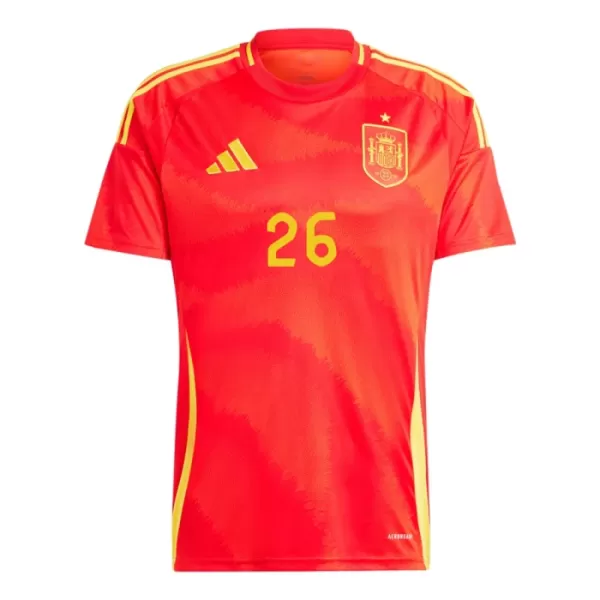 Maglia Spagna Pedri 26 Uomo Primo Euro 2024