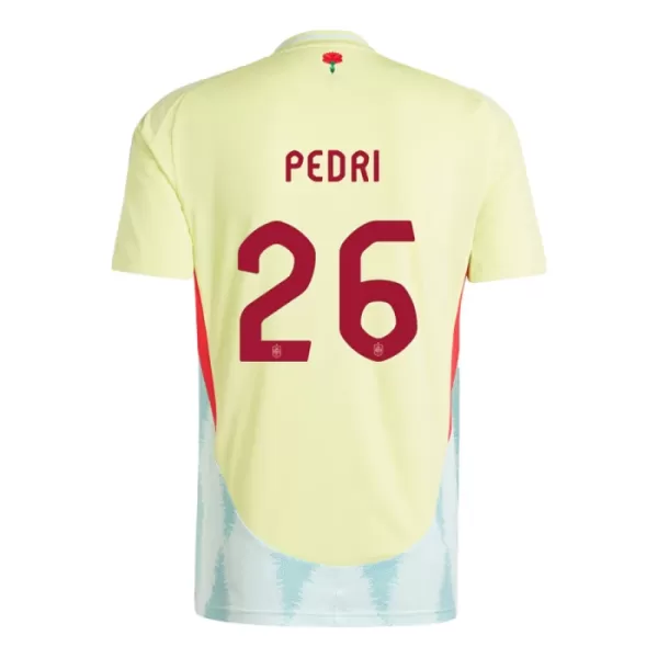 Maglia Spagna Pedri 26 Uomo Secondo Euro 2024