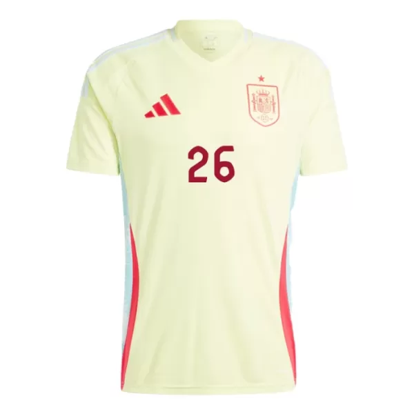 Maglia Spagna Pedri 26 Uomo Secondo Euro 2024