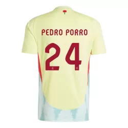 Maglia Spagna Pedro Porro 24 Uomo Secondo Euro 2024 Maglia Spagna Pedro Porro 24 Uomo Secondo Euro 2024