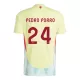 Maglia Spagna Pedro Porro 24 Uomo Secondo Euro 2024