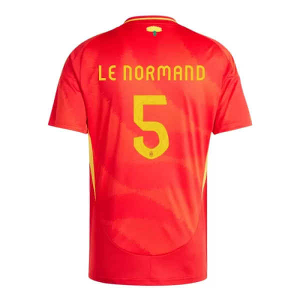 Maglia Spagna Robin Le Normand 5 Uomo Primo Euro 2024