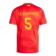 Maglia Spagna Robin Le Normand 5 Uomo Primo Euro 2024