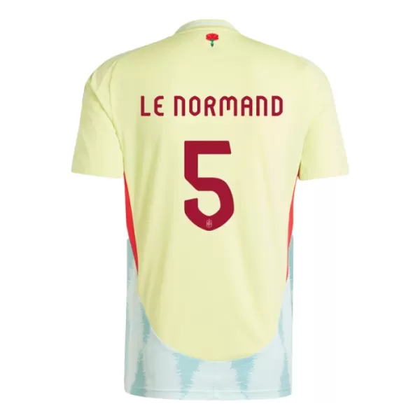 Maglia Spagna Robin Le Normand 5 Uomo Secondo Euro 2024