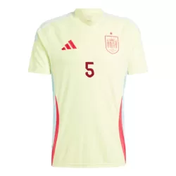 Maglia Spagna Robin Le Normand 5 Uomo Secondo Euro 2024