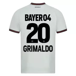 Maglia Bayer Leverkusen Alejandro Grimaldo 20 Uomo Secondo 2023/24 Maglia Bayer Leverkusen Alejandro Grimaldo 20 Uomo Secondo 2023/24