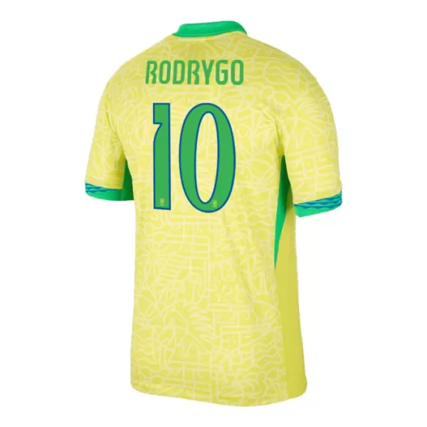 Maglia Brasile Rodrygo 10 Uomo Primo 2024