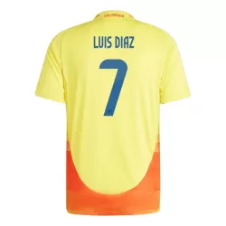 Maglia Colombia Luis Díaz 7 Uomo Primo 2024 Maglia Colombia Luis Díaz 7 Uomo Primo 2024