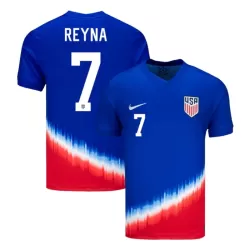 Maglia Stati Uniti Reyna 7 Uomo Secondo 2024 Maglia Stati Uniti Reyna 7 Uomo Secondo 2024
