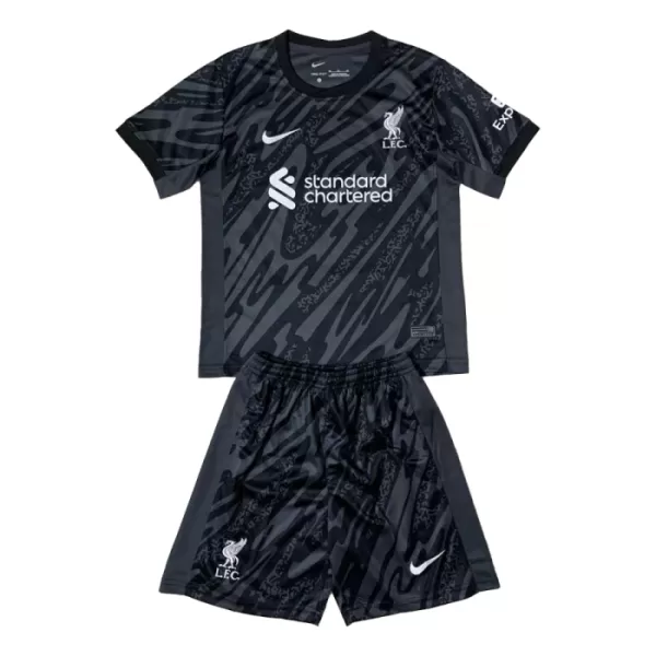 Completo calcio Portiere Liverpool Bambino 2024/25 Nera