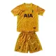 Completo calcio Portiere Tottenham Hotspur Bambino 2024/25 Gialla