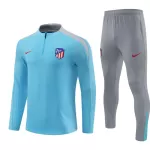 Atlético Madrid Felpe da Allenamento Uomo 1/4-Zip 2024/25 Blu
