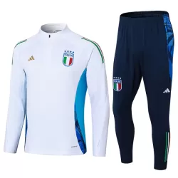 Italia Felpe da Allenamento Bambino 1/4-Zip 2024/25 Bianca Italia Felpe da Allenamento Bambino 1/4-Zip 2024/25 Bianca