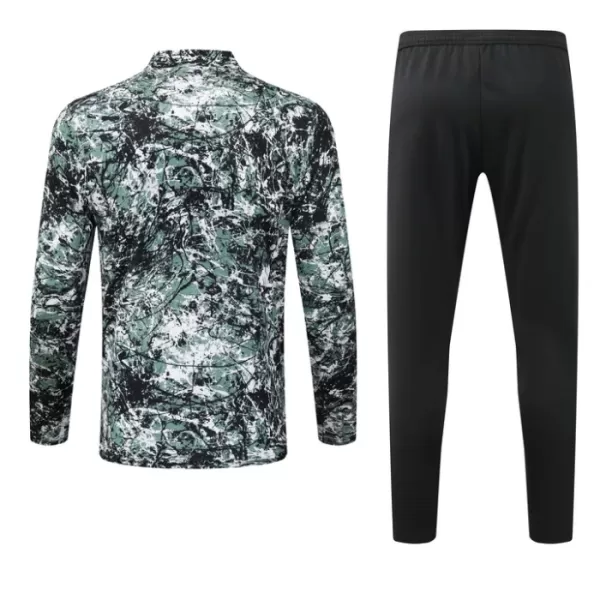 Manchester United Felpe da Allenamento Uomo 1/4-Zip 2024/25 Verde