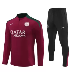 Paris Saint-Germain Felpe da Allenamento Uomo 1/4-Zip 2024/25 Rossa Paris Saint-Germain Felpe da Allenamento Uomo 1/4-Zip 2024/25 Rossa