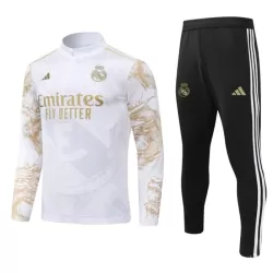 Real Madrid Felpe da Allenamento Bambino 1/4-Zip 2024/25 Bianca Real Madrid Felpe da Allenamento Bambino 1/4-Zip 2024/25 Bianca