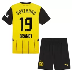 Completo calcio Borussia Dortmund Brandt 19 Bambino Primo 2024/25 Completo calcio Borussia Dortmund Brandt 19 Bambino Primo 2024/25