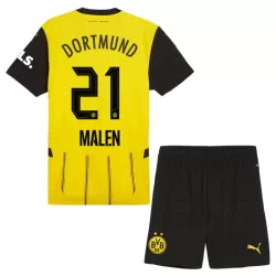 Completo calcio Borussia Dortmund Malen 21 Bambino Primo 2024/25 Completo calcio Borussia Dortmund Malen 21 Bambino Primo 2024/25