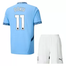 Completo calcio Manchester City Doku 11 Bambino Primo 2024/25 Completo calcio Manchester City Doku 11 Bambino Primo 2024/25