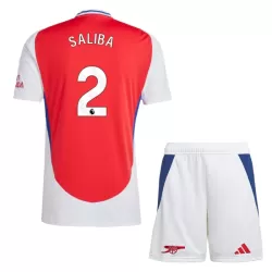 Completo calcio Arsenal Saliba 2 Bambino Primo 2024/25 Completo calcio Arsenal Saliba 2 Bambino Primo 2024/25