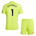 Completo calcio Portiere Arsenal Ramsdale 1 Bambino Primo 2024/25