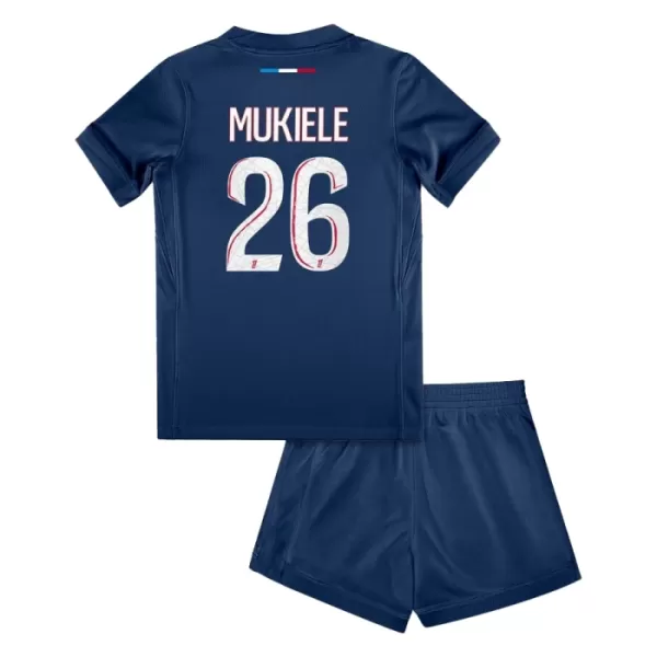 Completo calcio Paris Saint-Germain Nordi Mukiele 26 Bambino Primo 2024/25