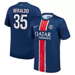Maglia Paris Saint-Germain Lucas Beraldo 35 Uomo Primo 2024/25 Maglia Paris Saint-Germain Lucas Beraldo 35 Uomo Primo 2024/25