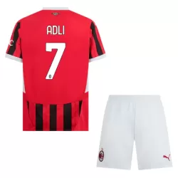 Completo calcio AC Milan Adli 7 Bambino Primo 2024/25 Completo calcio AC Milan Adli 7 Bambino Primo 2024/25
