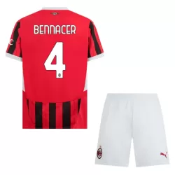 Completo calcio AC Milan Bennacer 4 Bambino Primo 2024/25 Completo calcio AC Milan Bennacer 4 Bambino Primo 2024/25