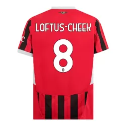 Maglia AC Milan Loftus-Cheek 8 Uomo Primo 2024/25 Maglia AC Milan Loftus-Cheek 8 Uomo Primo 2024/25