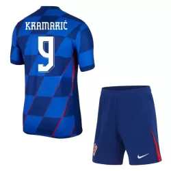 Completo calcio Croazia Kramaric 9 Bambino Secondo Euro 2024 Completo calcio Croazia Kramaric 9 Bambino Secondo Euro 2024