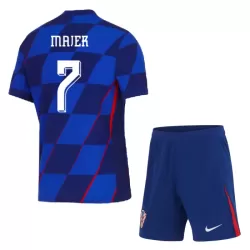 Completo calcio Croazia Majer 7 Bambino Secondo Euro 2024 Completo calcio Croazia Majer 7 Bambino Secondo Euro 2024
