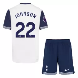 Completo calcio Tottenham Hotspur Johnson 22 Bambino Primo 2024/25 Completo calcio Tottenham Hotspur Johnson 22 Bambino Primo 2024/25