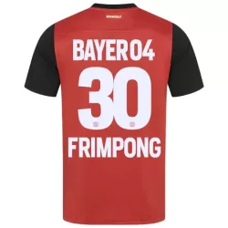 Maglia Bayer Leverkusen Jeremie Frimpong 30 Uomo Primo 2024/25 Maglia Bayer Leverkusen Jeremie Frimpong 30 Uomo Primo 2024/25