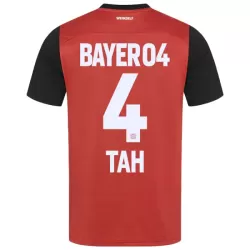 Maglia Bayer Leverkusen Jonathan Tah 4 Uomo Primo 2024/25 Maglia Bayer Leverkusen Jonathan Tah 4 Uomo Primo 2024/25