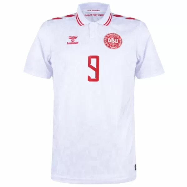 Maglia Danimarca Højlund 9 Uomo Primo Euro 2024