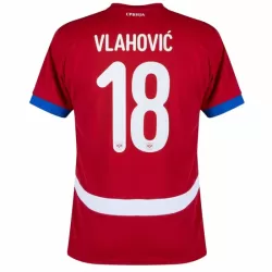 Maglia Serbia Vlahovic 18 Uomo Primo Euro 2024 Maglia Serbia Vlahovic 18 Uomo Primo Euro 2024