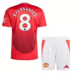 Completo calcio Manchester United Bruno Fernandes 8 Bambino Primo 2024/25 Completo calcio Manchester United Bruno Fernandes 8 Bambino Primo 2024/25