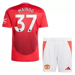 Completo calcio Manchester United Mainoo 37 Bambino Primo 2024/25 Completo calcio Manchester United Mainoo 37 Bambino Primo 2024/25
