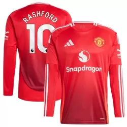Maglia Manchester United Rashford 10 Uomo Primo 2024/25 Maniche Lunghe Maglia Manchester United Rashford 10 Uomo Primo 2024/25 Maniche Lunghe