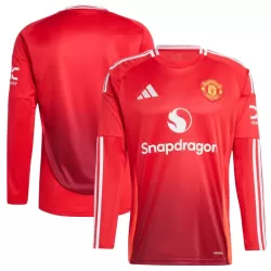 Maglia Manchester United Uomo Primo 2024/25 Maniche Lunghe Maglia Manchester United Uomo Primo 2024/25 Maniche Lunghe