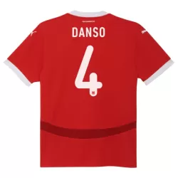 Maglia Austria Kevin Danso 4 Uomo Primo Euro 2024 Maglia Austria Kevin Danso 4 Uomo Primo Euro 2024