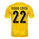 Maglia Portiere Portogallo Diogo Costa 22 Uomo Euro 2024 Gialla